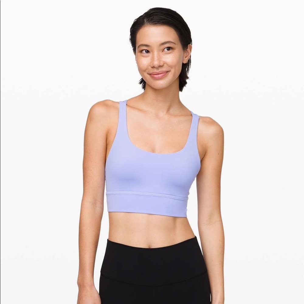 Lululemon Energy Longline Bra size 10 • lavender •
